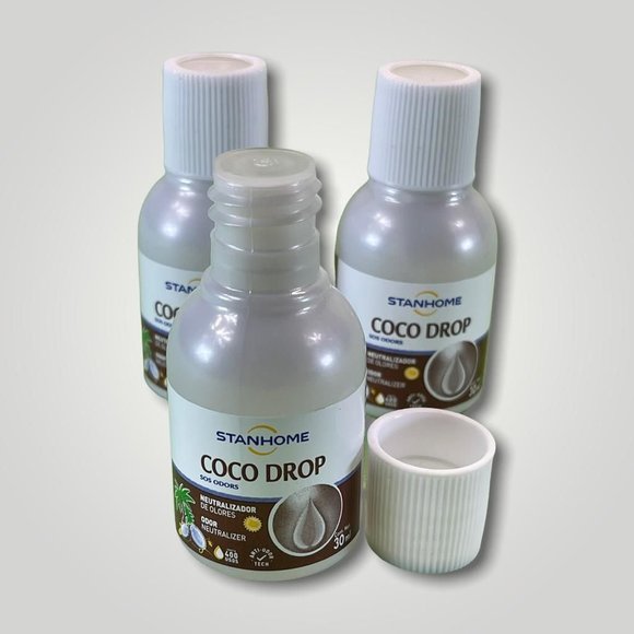 STANHOME Coconut drop-SOS Odor neutralizer 3 bottles Neutralizador de Olores - Picture 4 of 4